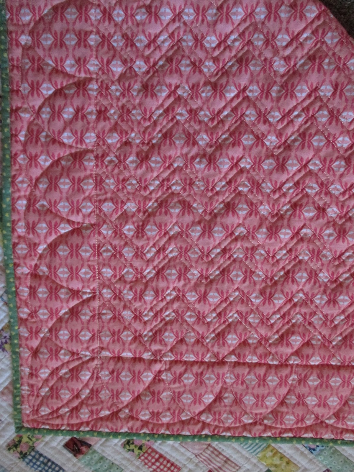 Colleen's Quilting Journey Zig Zag Baby Quilt