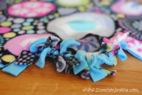 Director Jewels Kid Craft Diy No Sew Fleece Tie Doll Pillow Tutorial