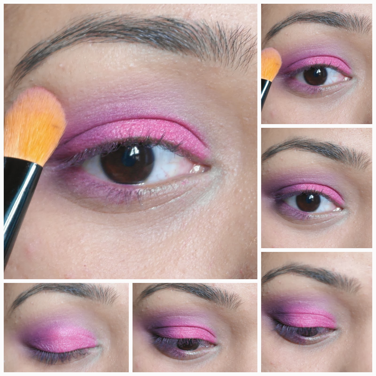 Pink and Purple Party Eyemakeup Tutorial Crazy for Cosmetics A