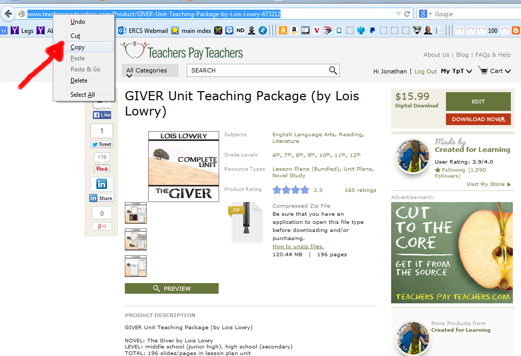 http://www.teacherspayteachers.com/Product/GIVER-Unit-Teaching-Package-by-Lois-Lowry-673212