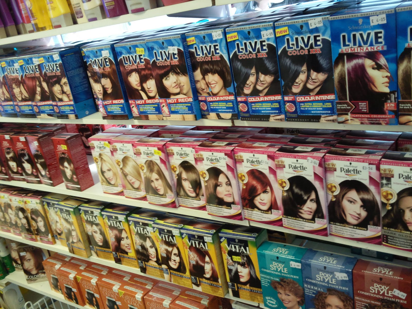 supermarket shelves tesco