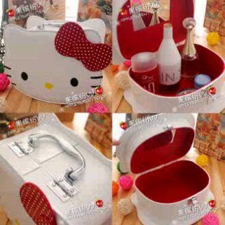 Box kosmetik kepala hello kitty