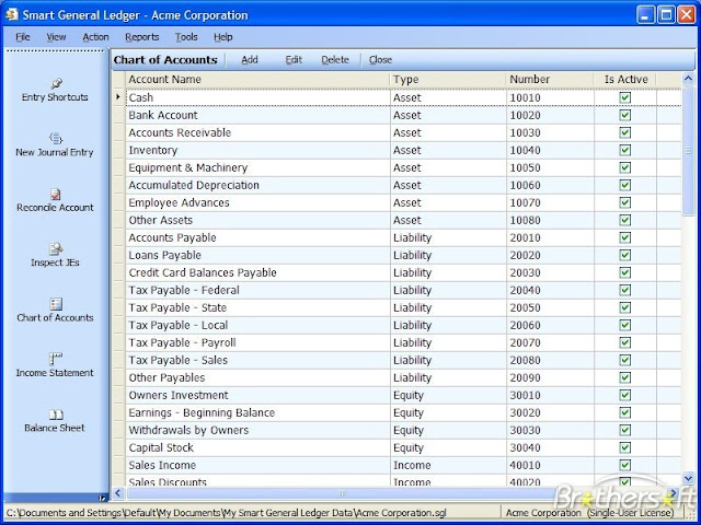 business ledger book