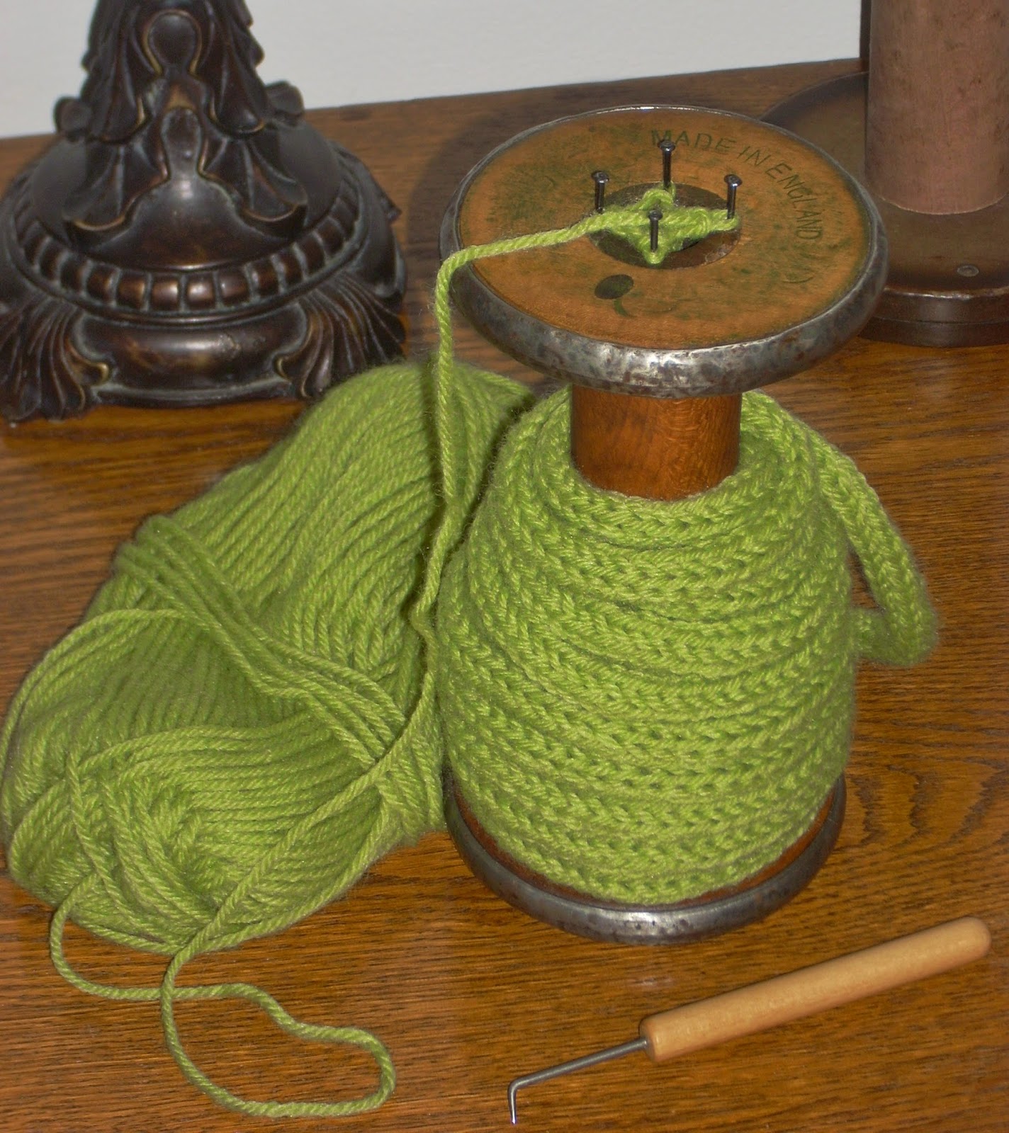 HeartSong Studio Vintage Textile Mill Knitting Spool