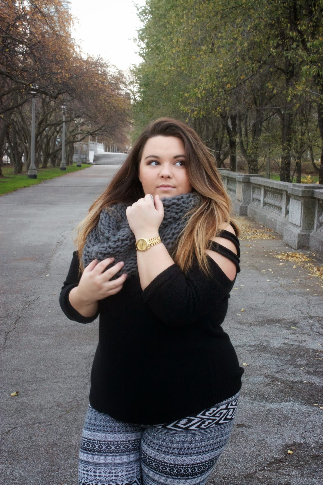 ANKLE BOOTS WITH PLUS SIZE LEGGINGS - Natalie in the City