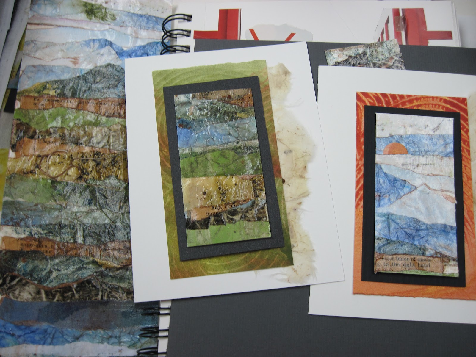 april's art what to do with leftover papers?