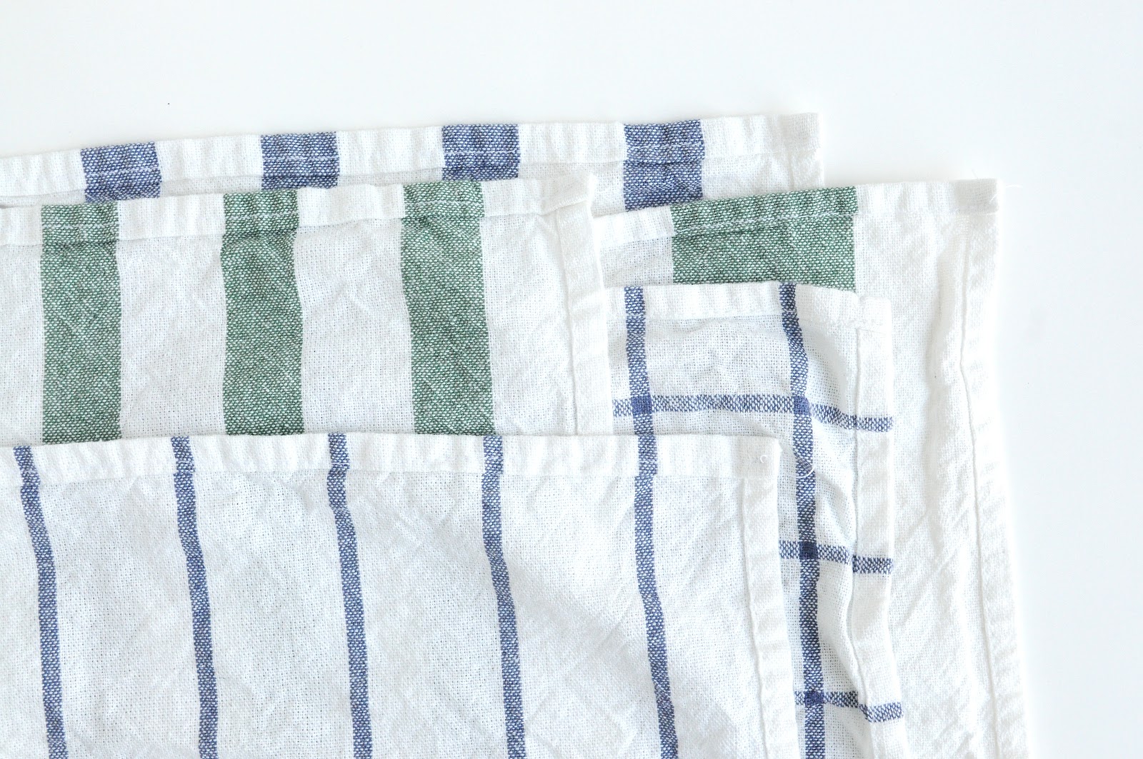 diy easy cloth napkins from ikea dish towels