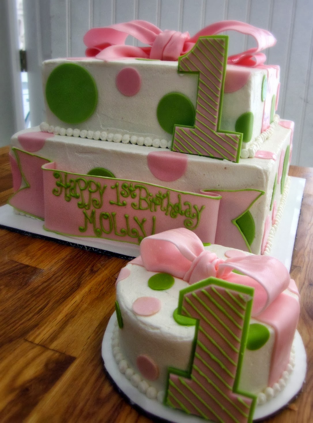 Darlin' Designs Molly's 1st Birthday Cake Darlin' Designs Molly's 1st Birthday Cake