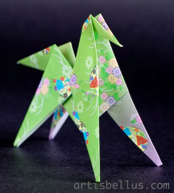 Origami Toys: Traditional Horse - New Video
