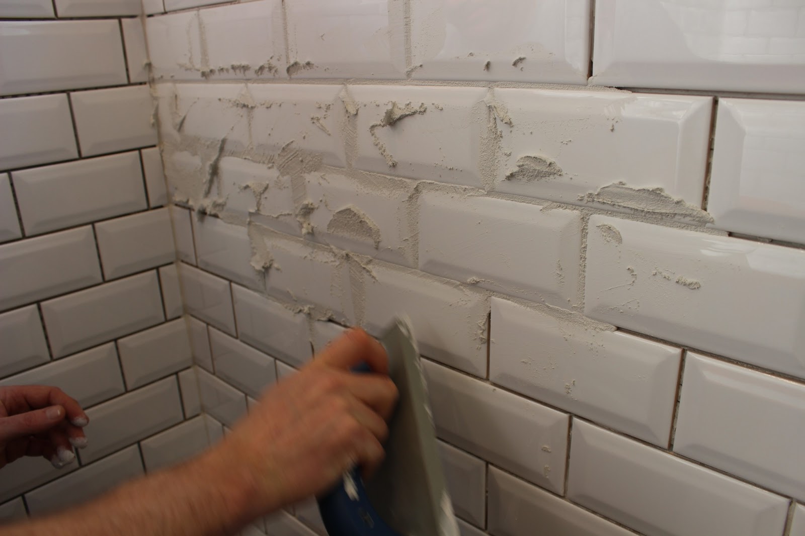 We are Grouted. Well, Except the Curb of Course