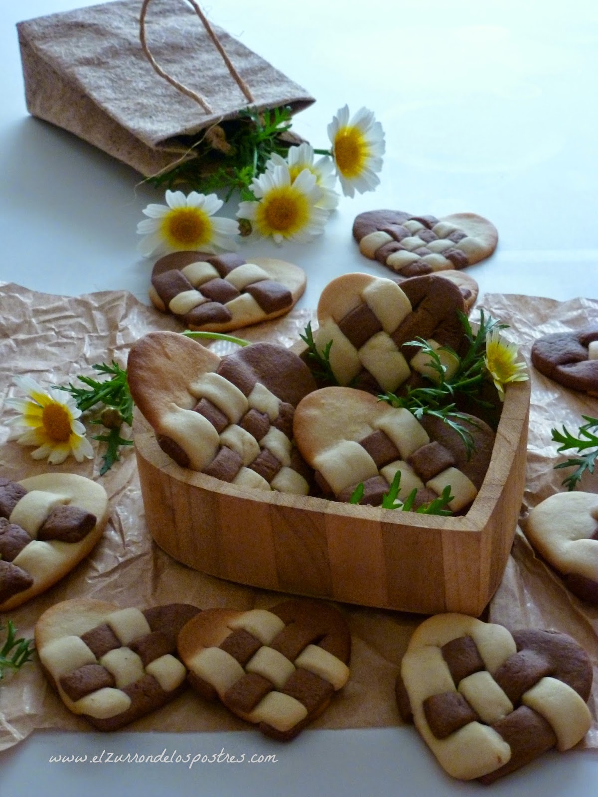 Galletas Corazón Entrelazado San Valentín'15
