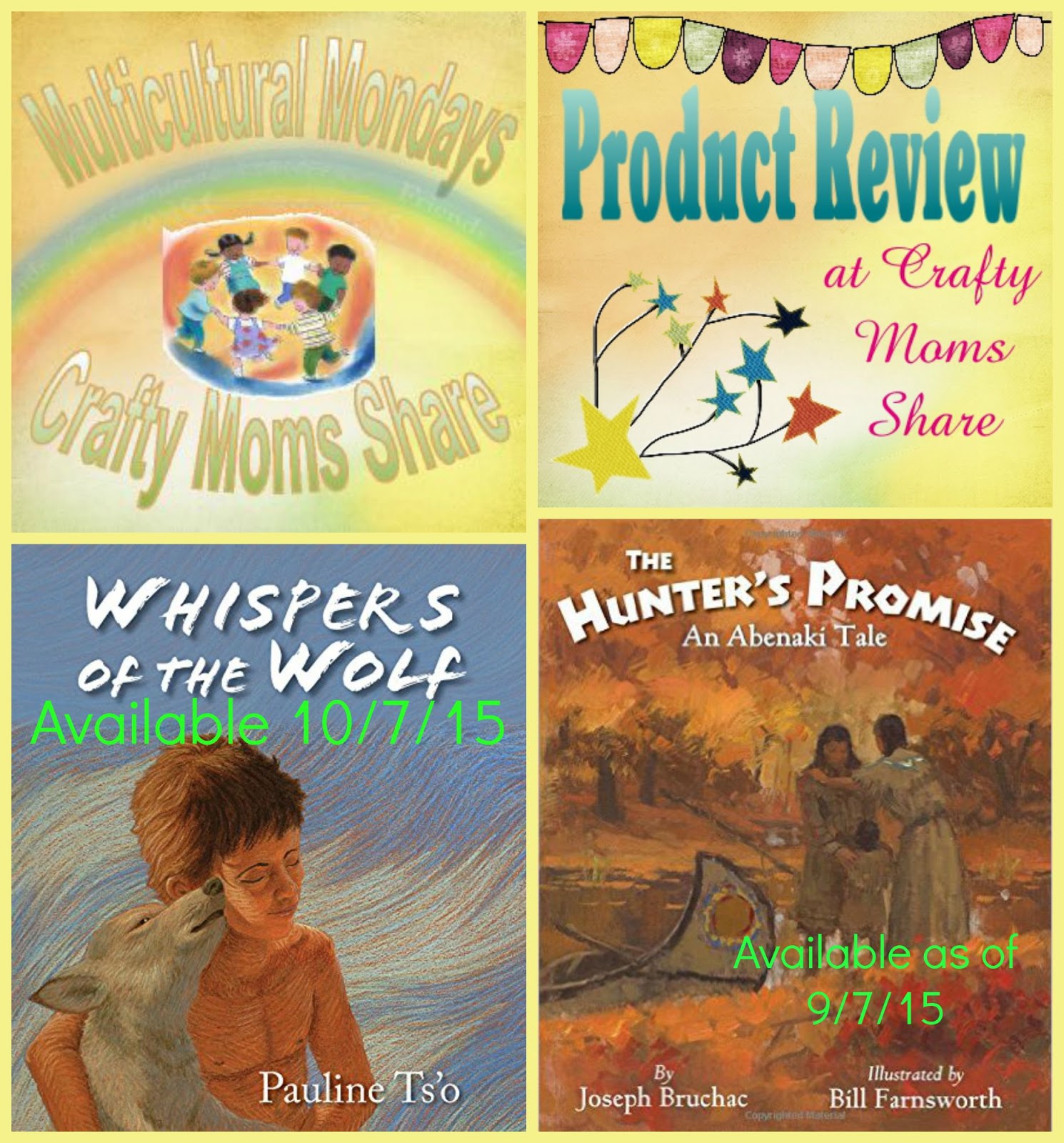 Crafty Moms Share The Hunter's Promise and Whispers of the Wolf Native American Book Reviews