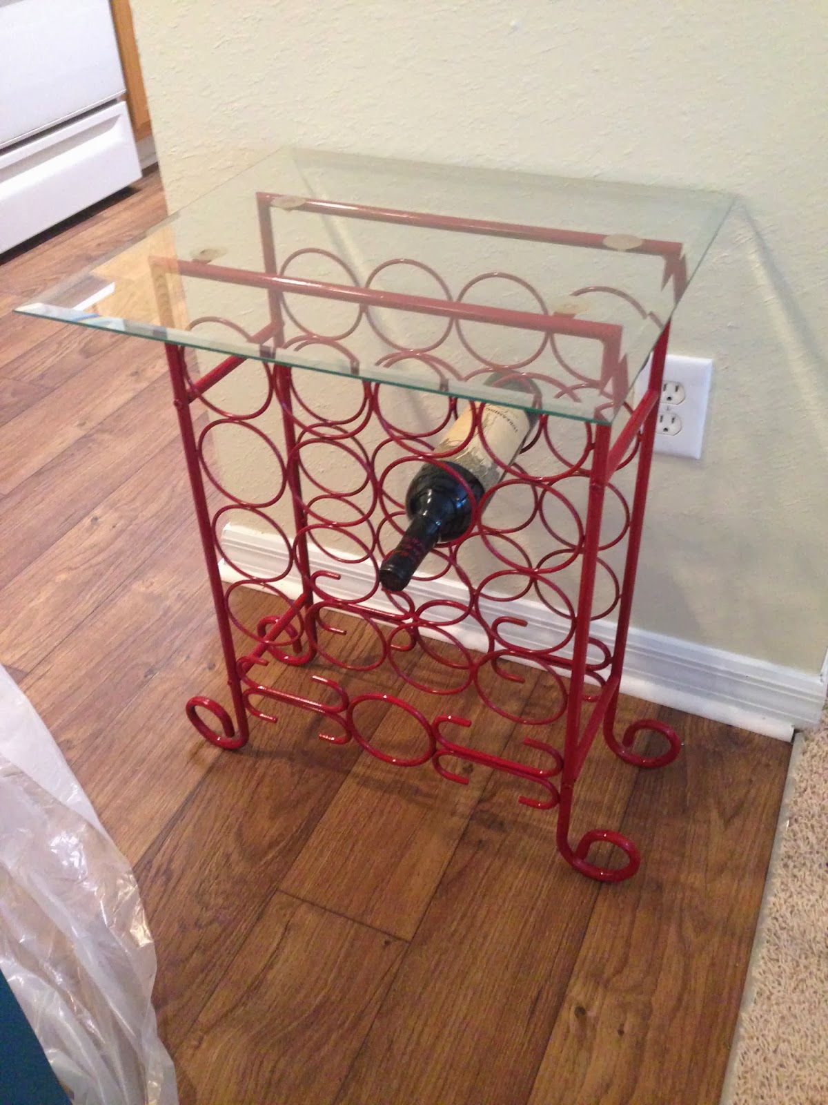 OkSoItsJen Easy Wine Rack and Chair Redo.