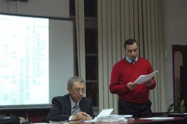 Aspect din timpul comunicării D-lui Paul Daniel Nedeloiu la CNHGS-I, la 12 februarie 2013...