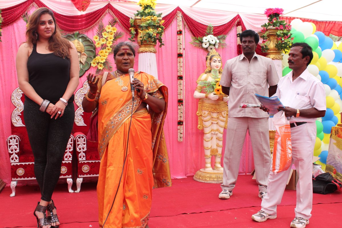 Namitha At Js Paradise Family Marriage Hall Launch Photo Gallery Vasuki sunkavalli at f1 lap buddh circuit bash right: actress photosz