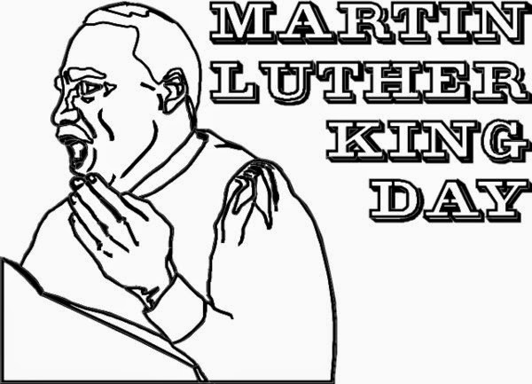 Martin Luther King Jr Coloring Pages