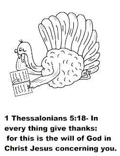 In All Things Give Thanks Coloring Page