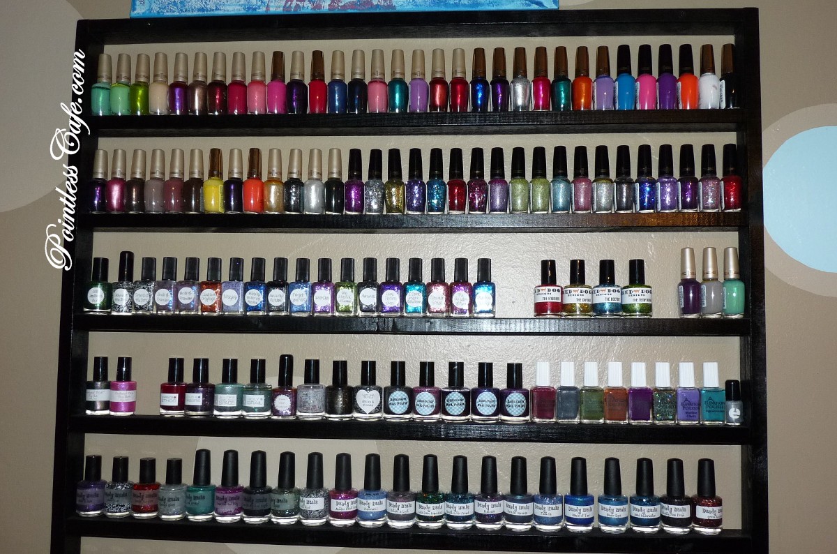 Nail Polish Storage and Collection 2.0 Pointless Cafe