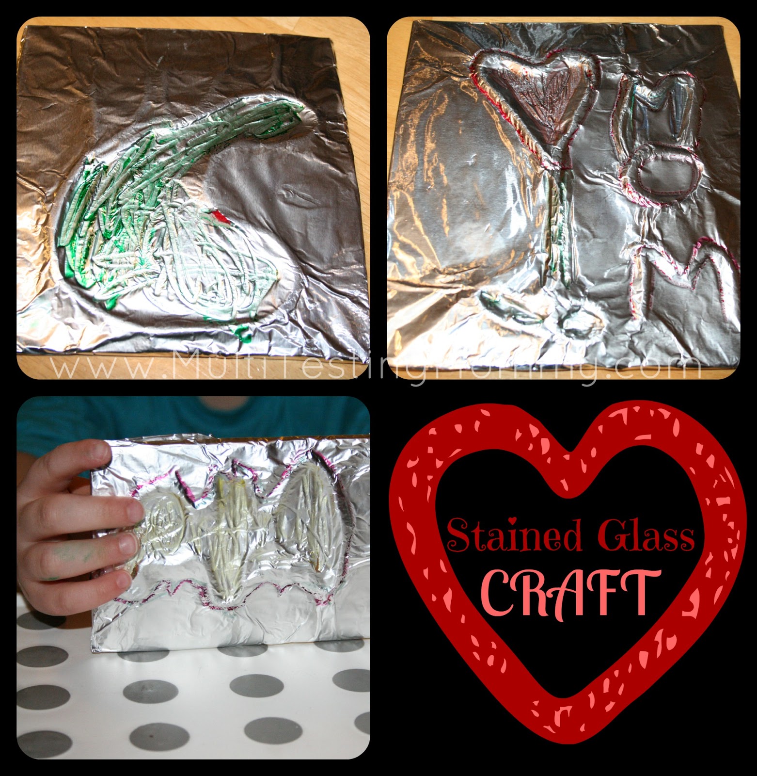 Stained Glass {CRAFT} for Preschoolers and Up MultiTesting Mommy