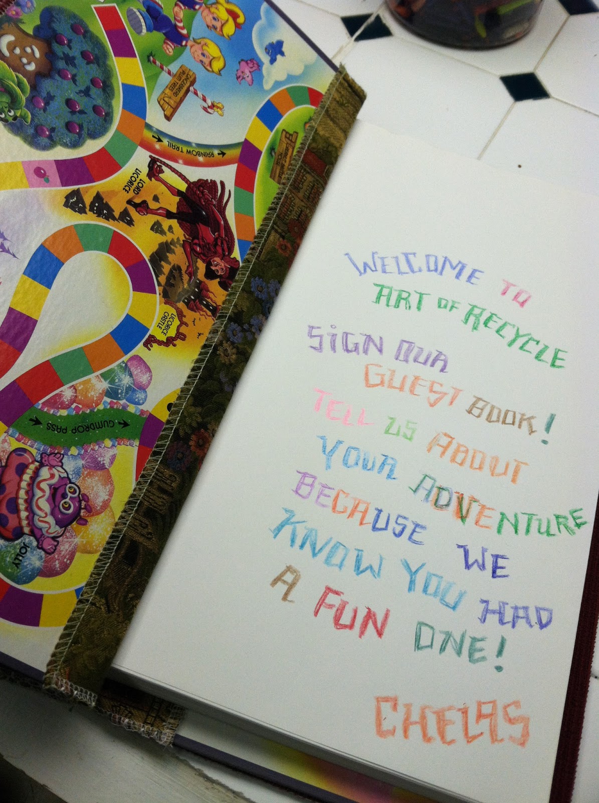 A DIY in Creative Journaling Part 1 Making Journals From Recycled Game