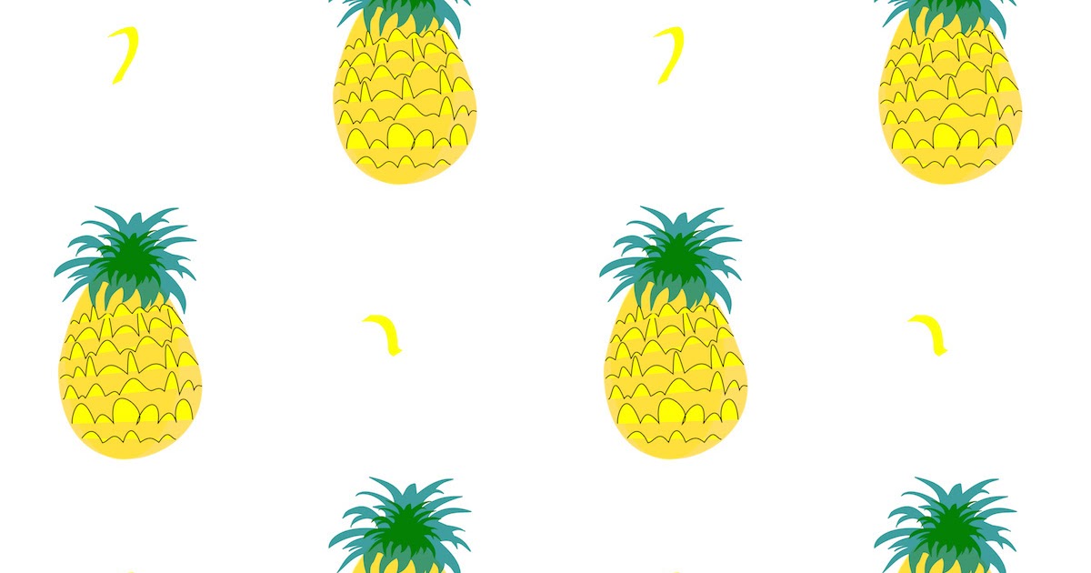 Free digital fruity pineapple scrapbooking paper ausdruckbares