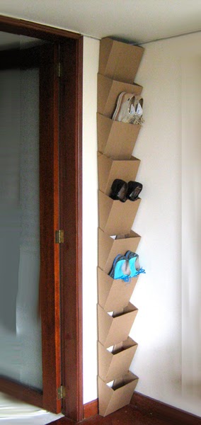 Cheap shoe rack from cardboard Factory Sale