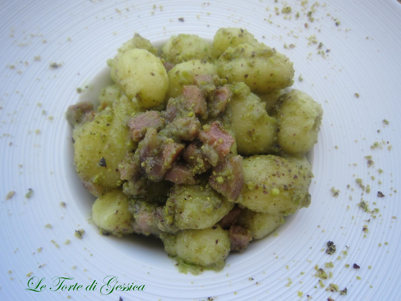 Gnocchi con speck e pistacchio di Bronte LE RICETTE DI GESSICA