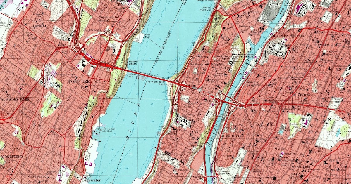GIS Research and Map Collection Washington Bridge Map