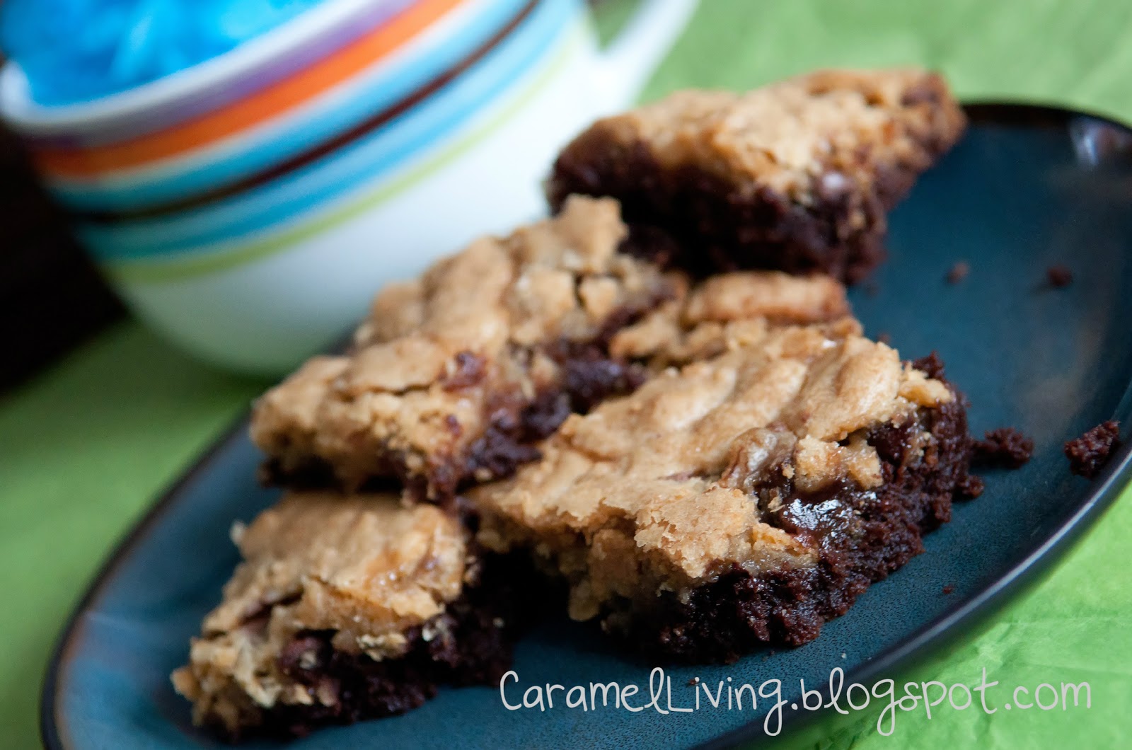 Caramel Living Cookie Caramel Brownies