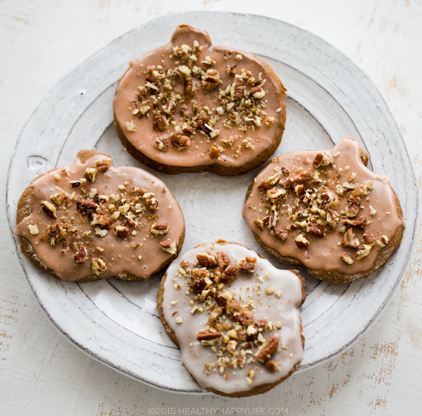 Simple Frosted Pumpkin Cookies