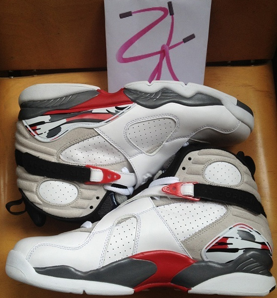 air jordan retro 8 white black true red