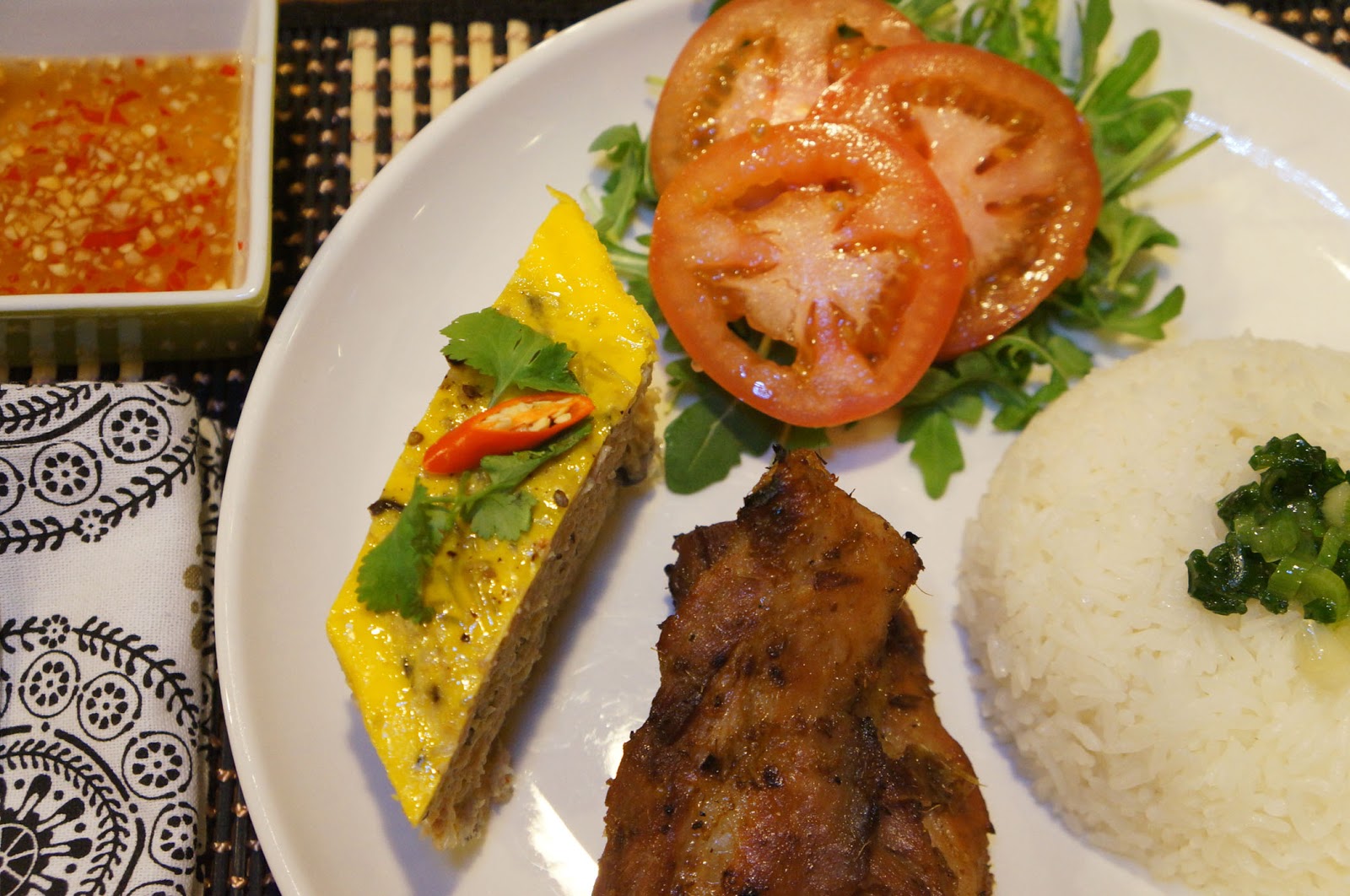 Gourmet by Kat Cha Trung (Vietnamese egg meatloaf)