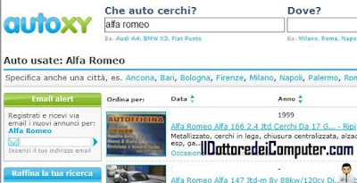 autoxy motore ricerca auto