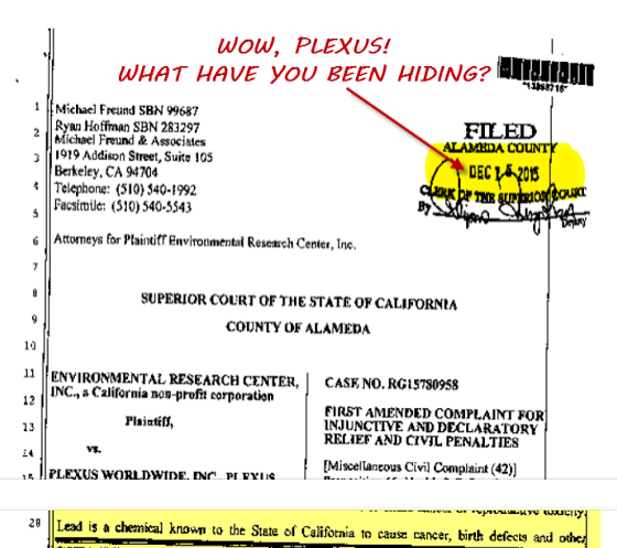 LEAD IN PLEXUS PRODUCTS