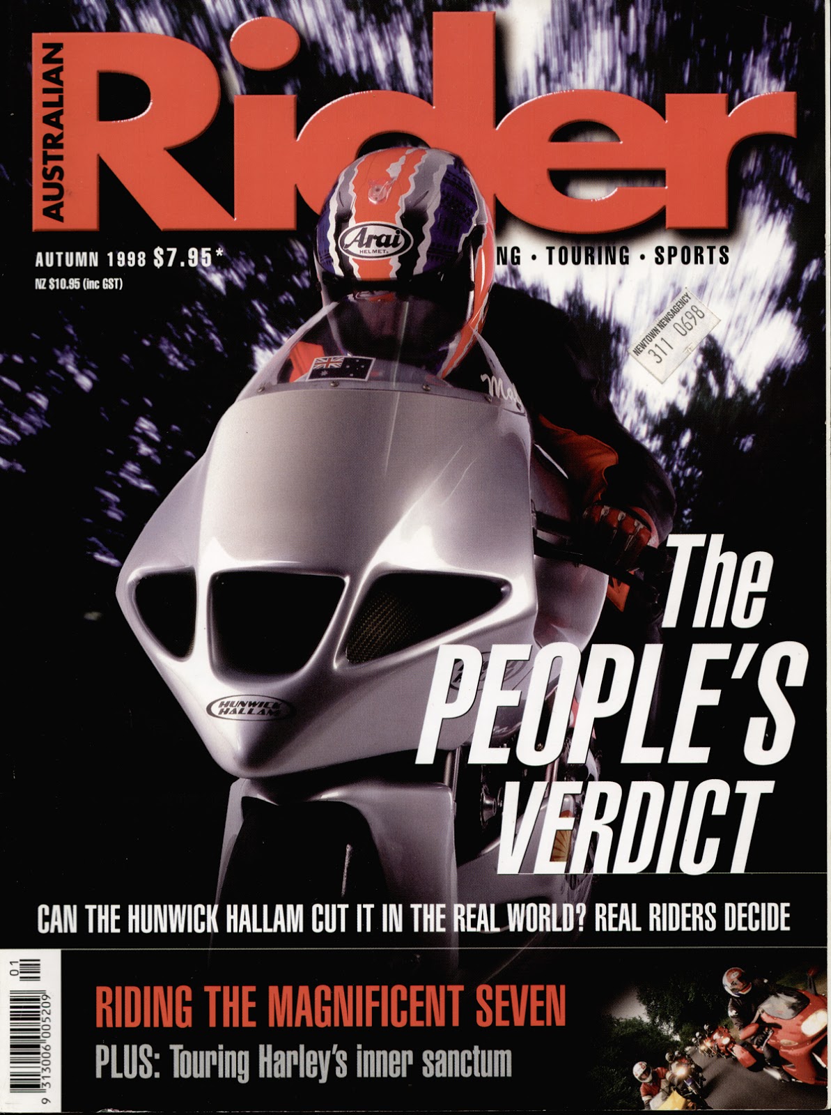 Hunwick Hallam Australian Rider Cover Hunwick Hallam Australian Rider Cover