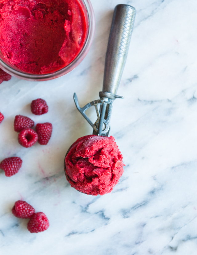 desserts for breakfast raspberry sorbet and ginger beer floats