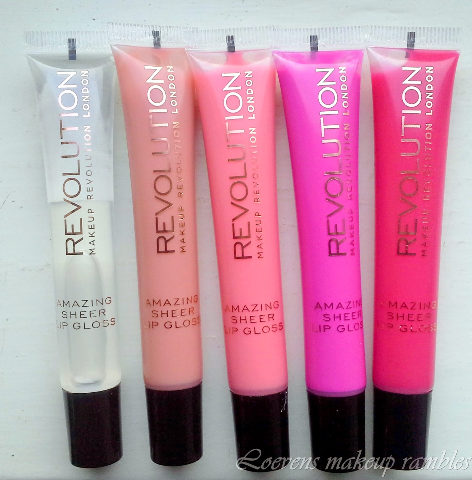 Makeup Revolution Amazing sheer lip gloss review *Loevens makeup rambles*
