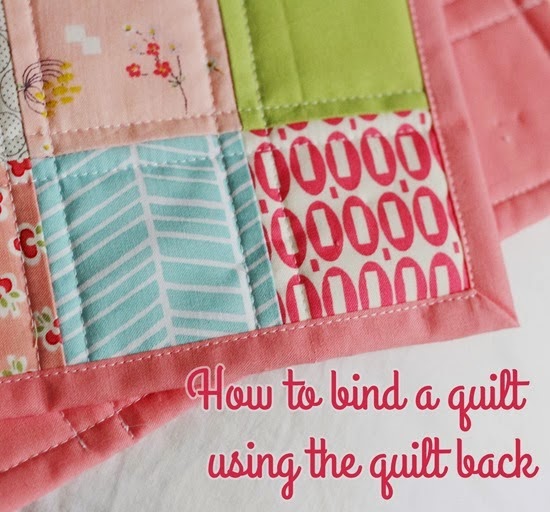 How to bind a quilt - using the quilt back
