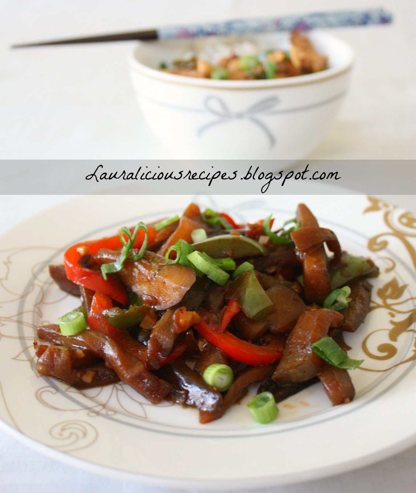 Lauralicious Recipes Chili and Garlic Eggplant