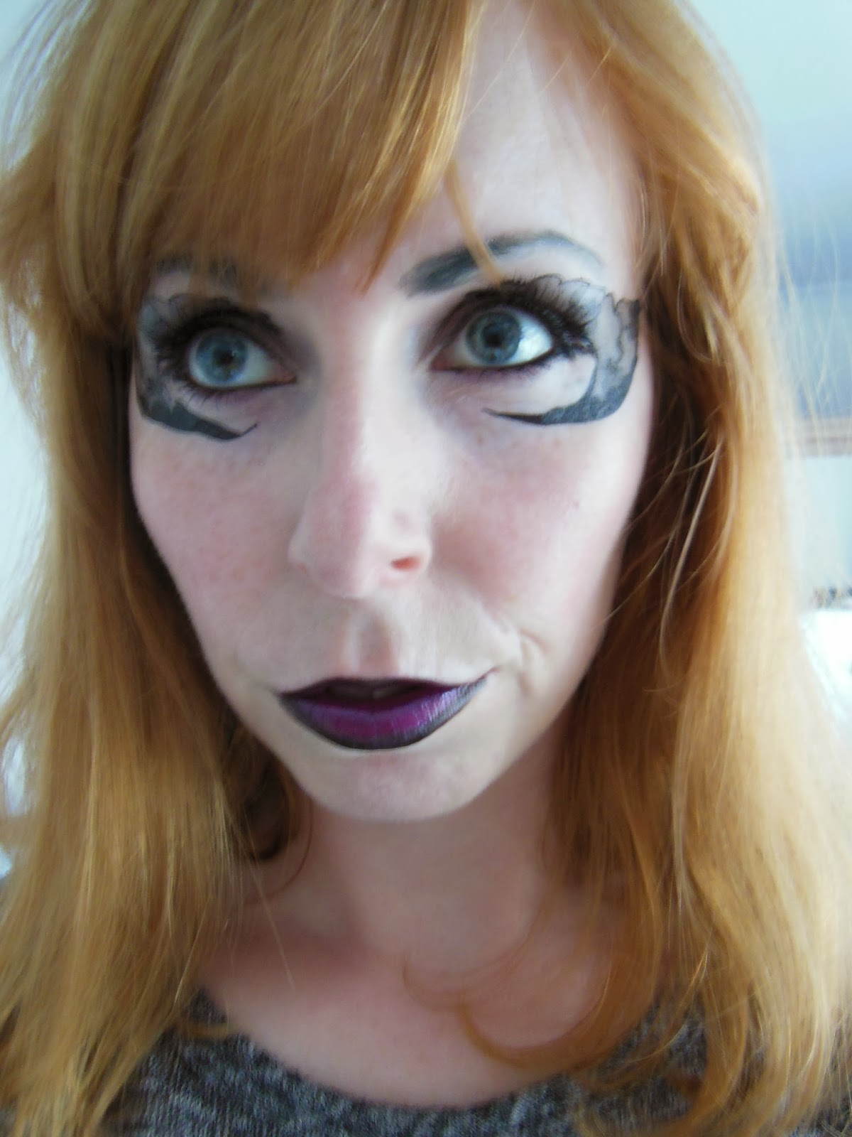Lady Boys of Bangkok Halloween makeup challenge Tales of a Pale Face