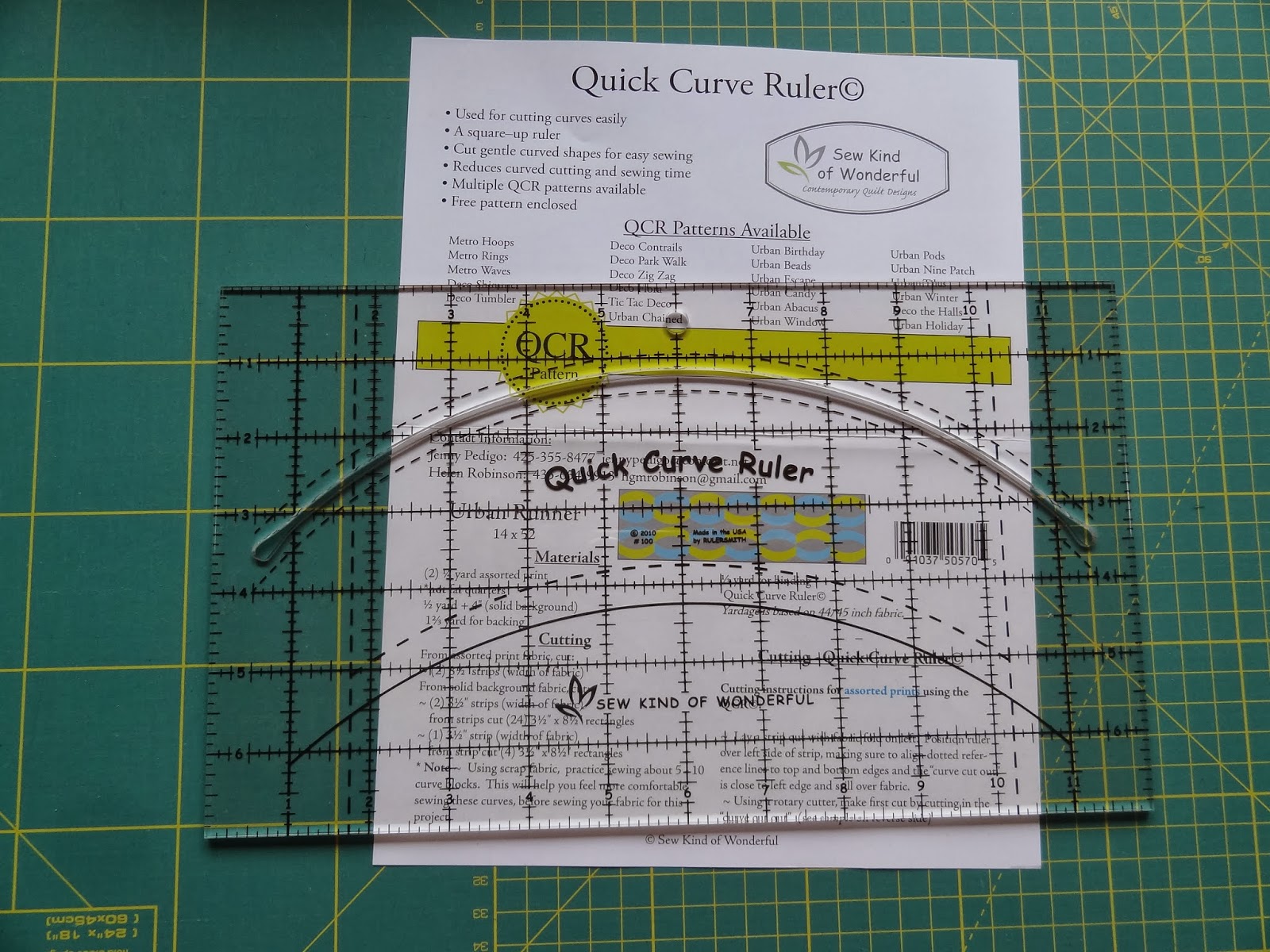 Misspatchwork Quick Curve Ruler