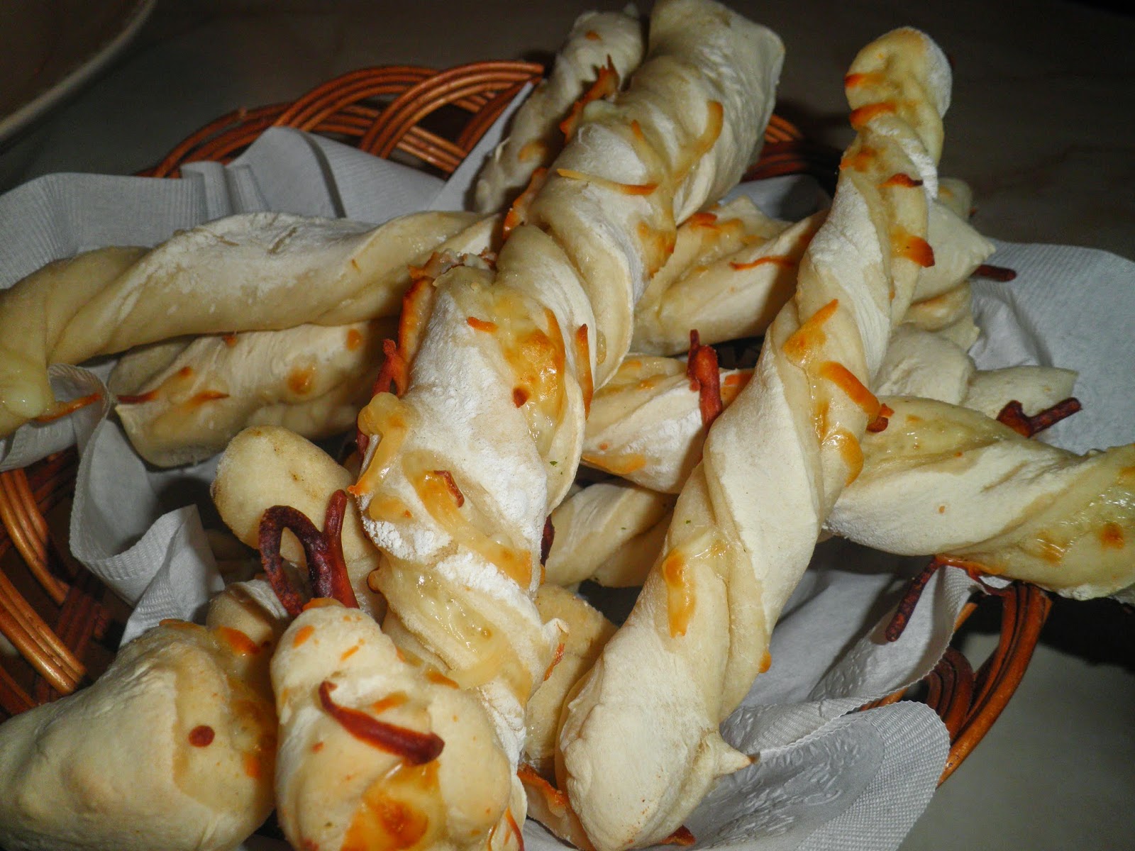 Secrets from the Cookie Princess Twisted Cheesy Breadsticks