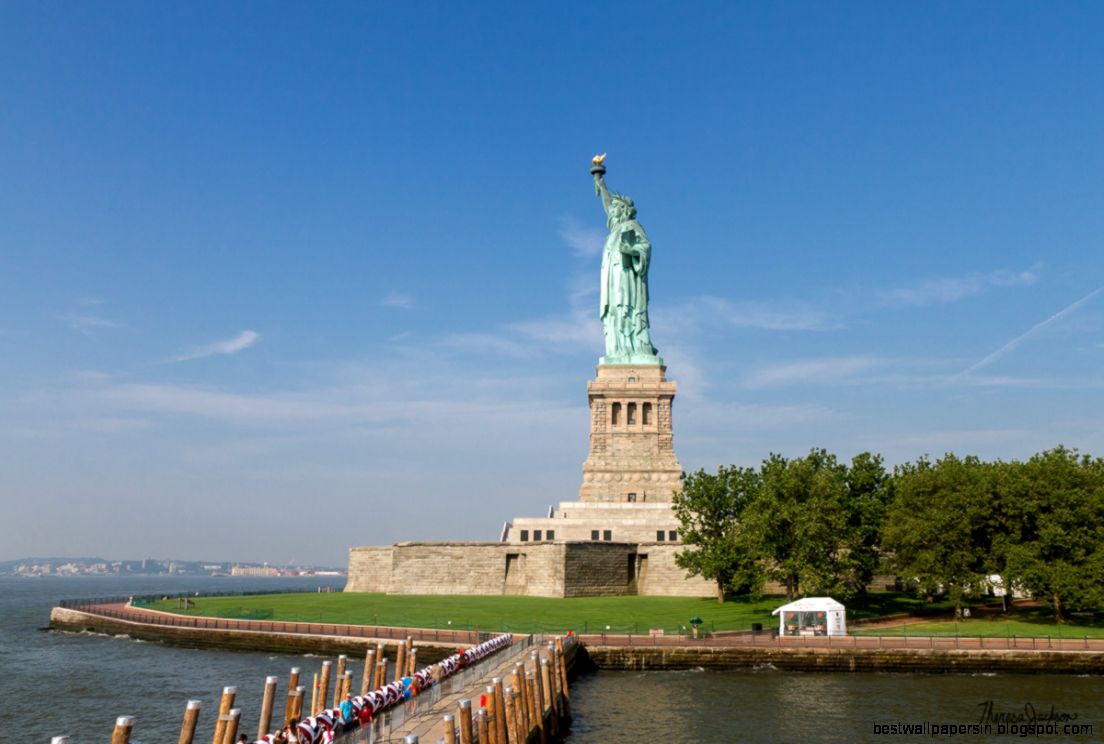 Statue of Liberty Orchard View Color Statue of Liberty Orchard View Color