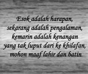 Kata Mutiara Maaf - Kata Ucapan Maaf | Apihyayan Blog