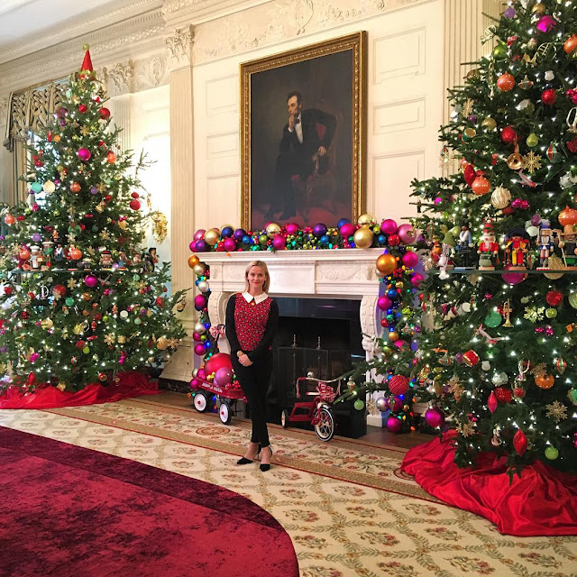 The Best Of Celebrity Christmas Trees @reesewitherspoon @whitehouse - Cool Chic Style Fashion