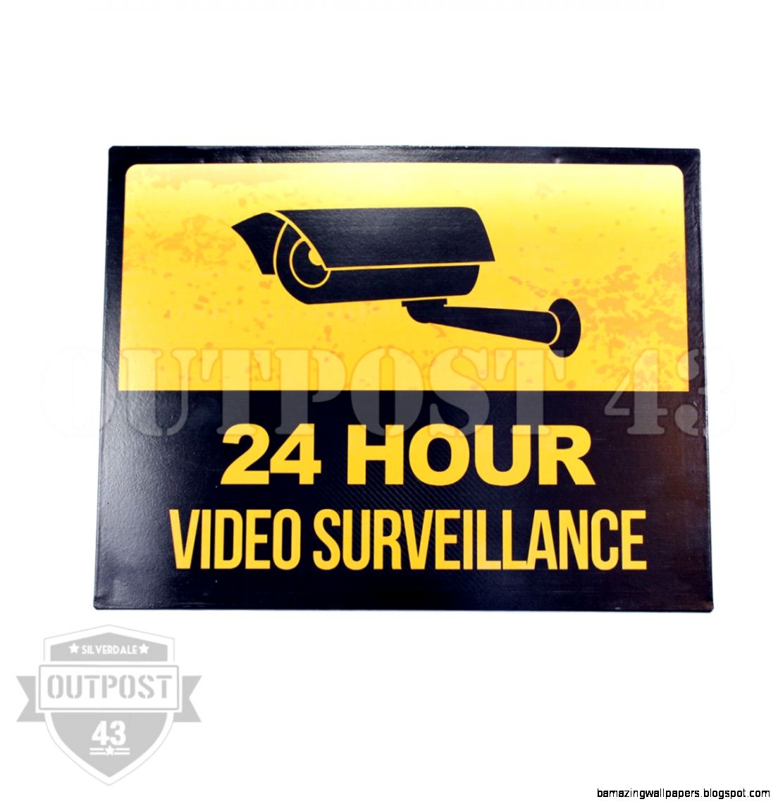 Store 24 Hour Surveillance Signs Metal Store 24 Hour Surveillance Signs Metal