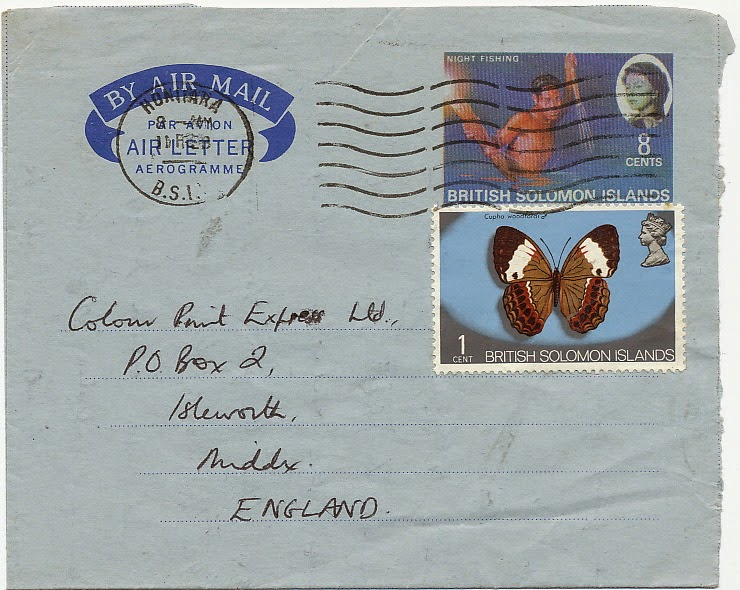 Aerogrammes & Airletters Philatelic Archeology British Solomon