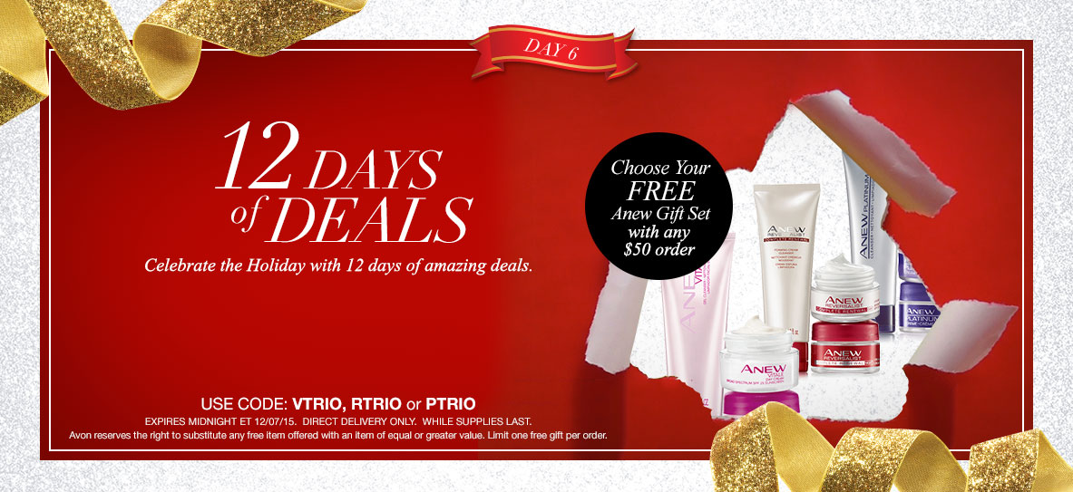 Avon Free Gift With Purchase Day 6 - December 2015