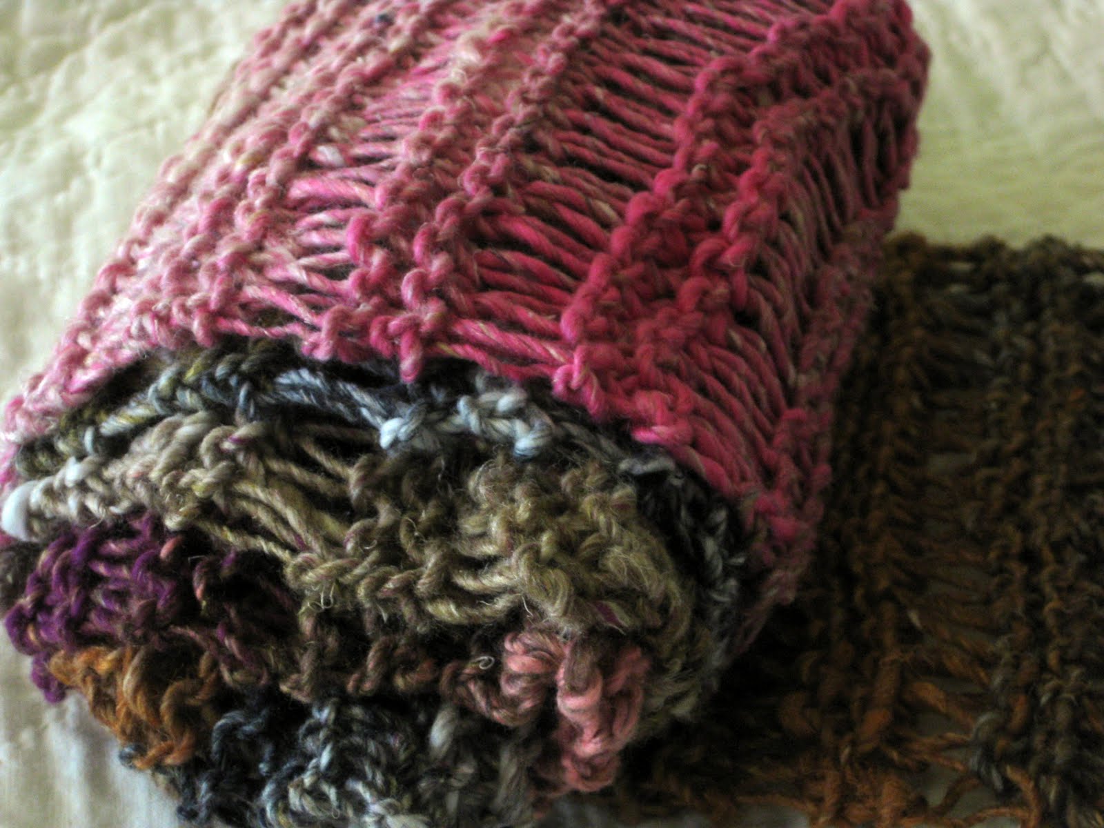 golden bird knits: Drop Stitch Scarf Knitting Pattern
