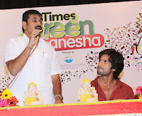 Shahid Kapoor at Times Green Ganesha launch
